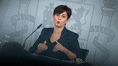 Isabel Rodr�guez tras el Consejo de Ministros.
