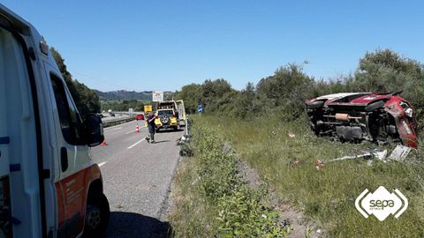 Accidente de trfico en Siero