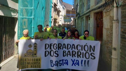 La manifestación recorrió la ciudad desde A Milagrosa hasta el centro