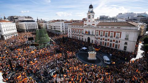 La Puerta de Sol, abarrotada