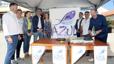 El chef Nel Parada (a la derecha) fue el encargado de elaborar las tapas