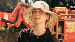 Alba Fabre, muralista en DesOrdes Creativas 2023