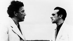 Andr� Breton, a la izquierda, con Eugenio Granell, a comienzos de los a�os 40 en Santo Domingo