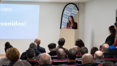 La conselleira de Medio Rural, Mara Jos Gmez, durante su discurso
