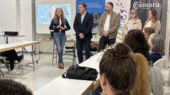 Aneiros y Formoso en la clausura.