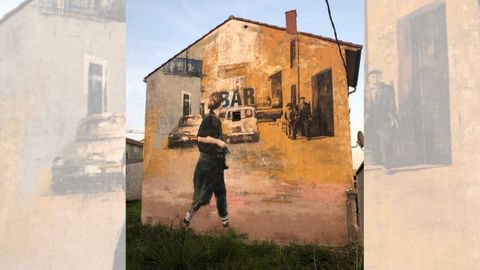 En uno de los laterales del Bar Guillen se encuentra el mural pintado por la artista vasca Udane Juaristi. En el año 2019 fue considerado como uno de los 100 mejores del mundo