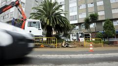 Tuber�a rota en el Ventorrillo 