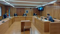 El acusado compareci� a trav�s de videollamada. 