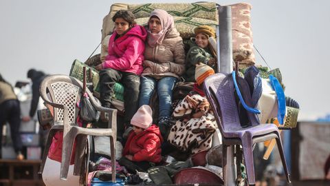 Una milicia huye de la ofensia siria sobre Sarmin