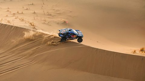 Vista a&eacute;rea de Nani Roma durante la etapa de hoy