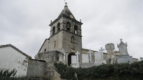 Iglesia de San Juan Bautista, en Laza.