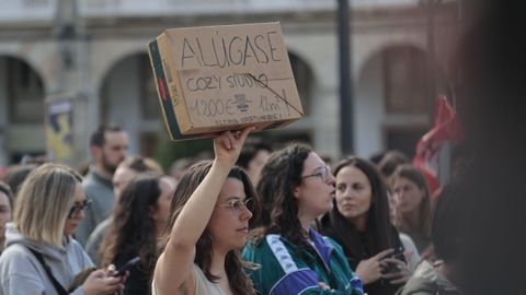 Manifestación por la vivienda en A Coruña