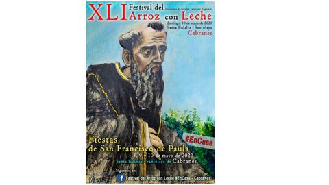 Cartel del Festival del Arroz con Leche, en Cabranes