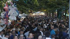 Multitudinario doce de octubre en el ferial de las fiestas de San Froiln