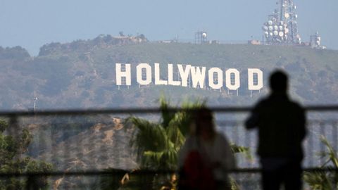 Imagen del icónico cartel de Hollywood