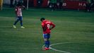 Carlos Castro durante el partido ante el C�diz