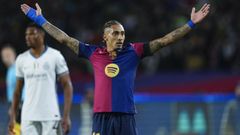 El delantero brasileo durante el encuentro correspondiente a la ida de las semifinales de la Liga de Campeones.