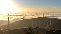 El parque elico Rua, en una foto de archivo