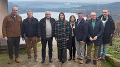 Visita de la conselleira Mar�a Jos� G�mez a la bodega Eduardo Rodriguez e Luz C�novas en Castrelo de Mi�o.