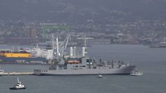 Buque de la Armada estadounidense en Ferrol