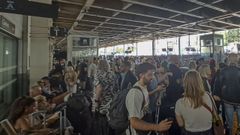 Estacin de tren de Cannes, con retrasos provocados por el apagn