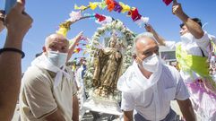 Camari�as honr� a la Virgen del Carmen, aunque con restricciones: �las im�genes!