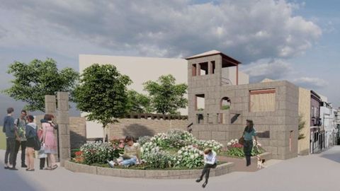 Proyecto de rehabilitaci�n del edificio Mui�o do Vento y su entorno