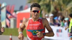 G�mez Noya, en una carrera de Dubai en el 2017