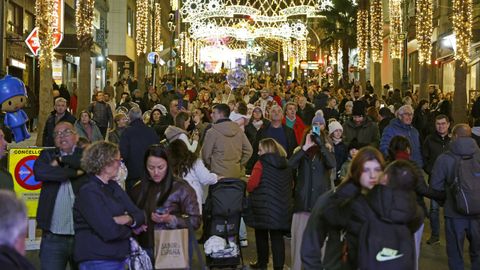 Las calles del centro se llenaron de paseantes este s�bado