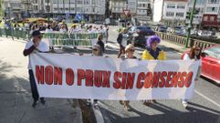 Manifestacin de propietarios de As Fragas do Eume