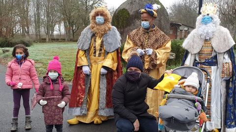 Los Reyes Magos pasaron por diferentes parroquias del municipio de Sober