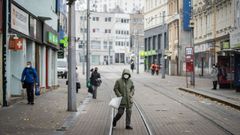 Imagen de una calle de Bratislava, la capital de Eslovaquia, donde llevan varios d�as vacunados