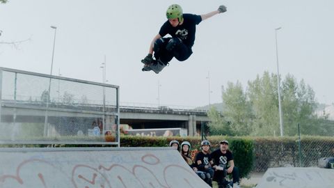 Saltos�en el �skatepark� de Ourense