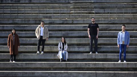 Mar�a Recondo, Gabriel�Santiago Parra, Florencia Delbono, Gabriel Ares y Luis Campell�