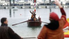 Imagen de la representaci�n de la Festa da Arribada del a�o 2024