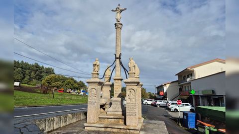 El Cruceiro Bonito de Abegondo, tras la restauraci�n.