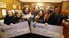 Imagen de archivo del �ltimo sorteo presencial de los sueldos en Viveiro, de 2019
