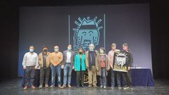 Presentaci�n da obra �O porco de p� no Teatro Principal ourens�n.