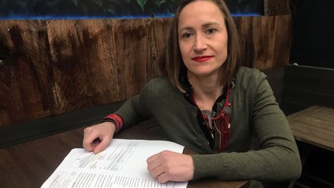 Marta Gallego, docente con una discapacidad reconocida