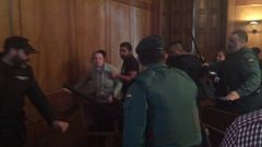 Un tumulto obliga a suspender el juicio por el crimen de Lupe Jim�nez