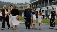 Amancio y Marta Ortega en Casas Novas