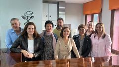 Acto inaugural en el local de A Valada el pasado domingo