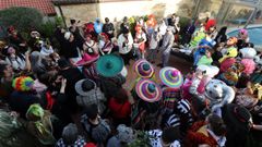 O enterro do �so atrae a unha ampla colectividade.