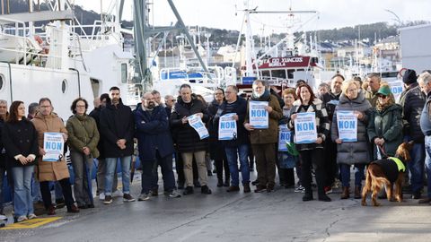 Concentraci�n en Burela, el 19 de enero del 2026, por los nuevos controles a la pesca de bajura.