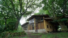 A Casa da Terra, en Antas de Ulla, la primera casa que organiz retiros