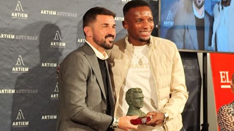 David Villa y Juan Otero