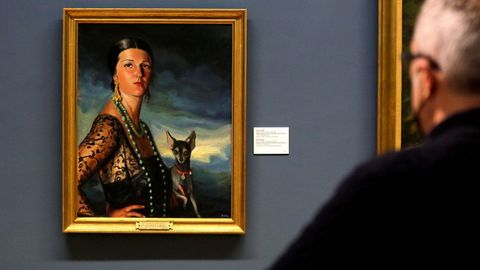 El retrato que la pintora Elena Olmos le hizo a Herminia Borrell fue donado por sus hermanos al Museo de Belas Artes de A Coru�a
