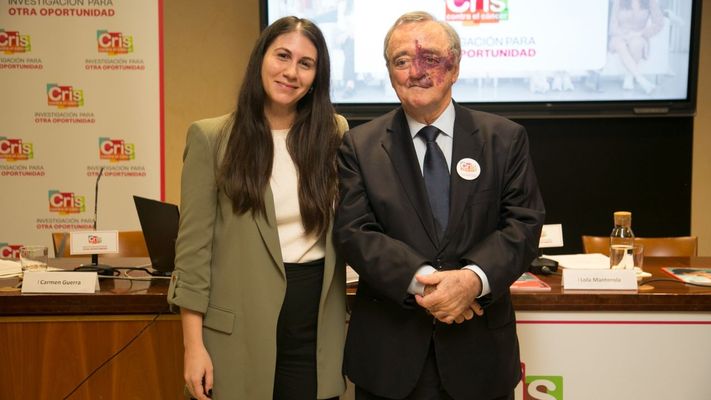 Vasiliki Liaki y Mariano Barbacid.