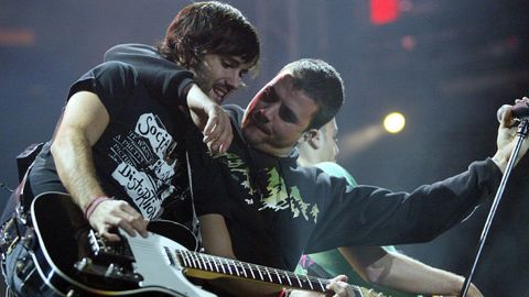 Dani Mart�n y David Otero en el concierto de El Canto del Loco en el Coliseum de A Coru�a en el 2006