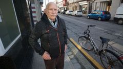 Jes�s Pi�eiro, de 92 a�os, es el propietario del piso